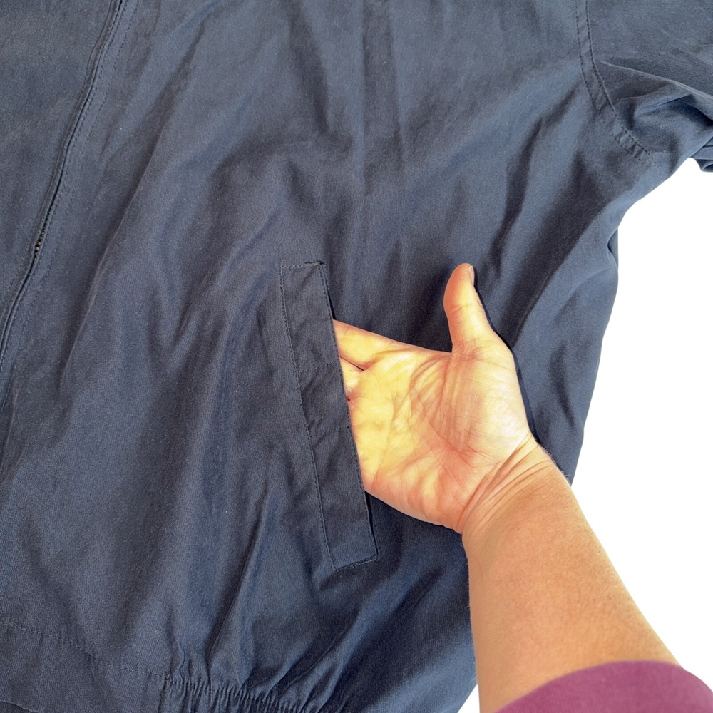 ESPN Destinations Jacket Full-Zip Logo Blue Men's Size XXL VTG - Picture 7 of 9